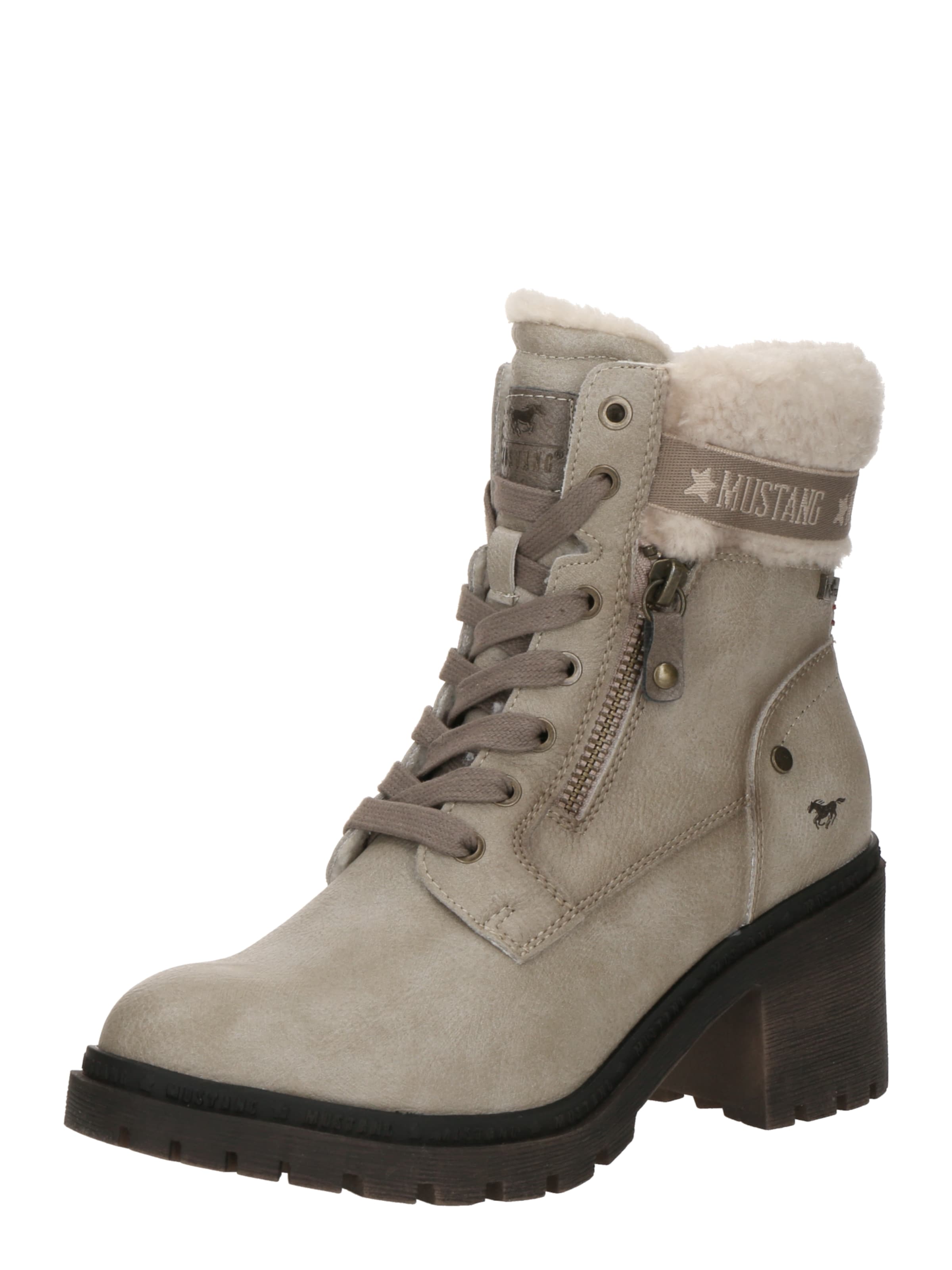 bēšs MUSTANG Sienamie zābaki 'Leila': no priekšpuses