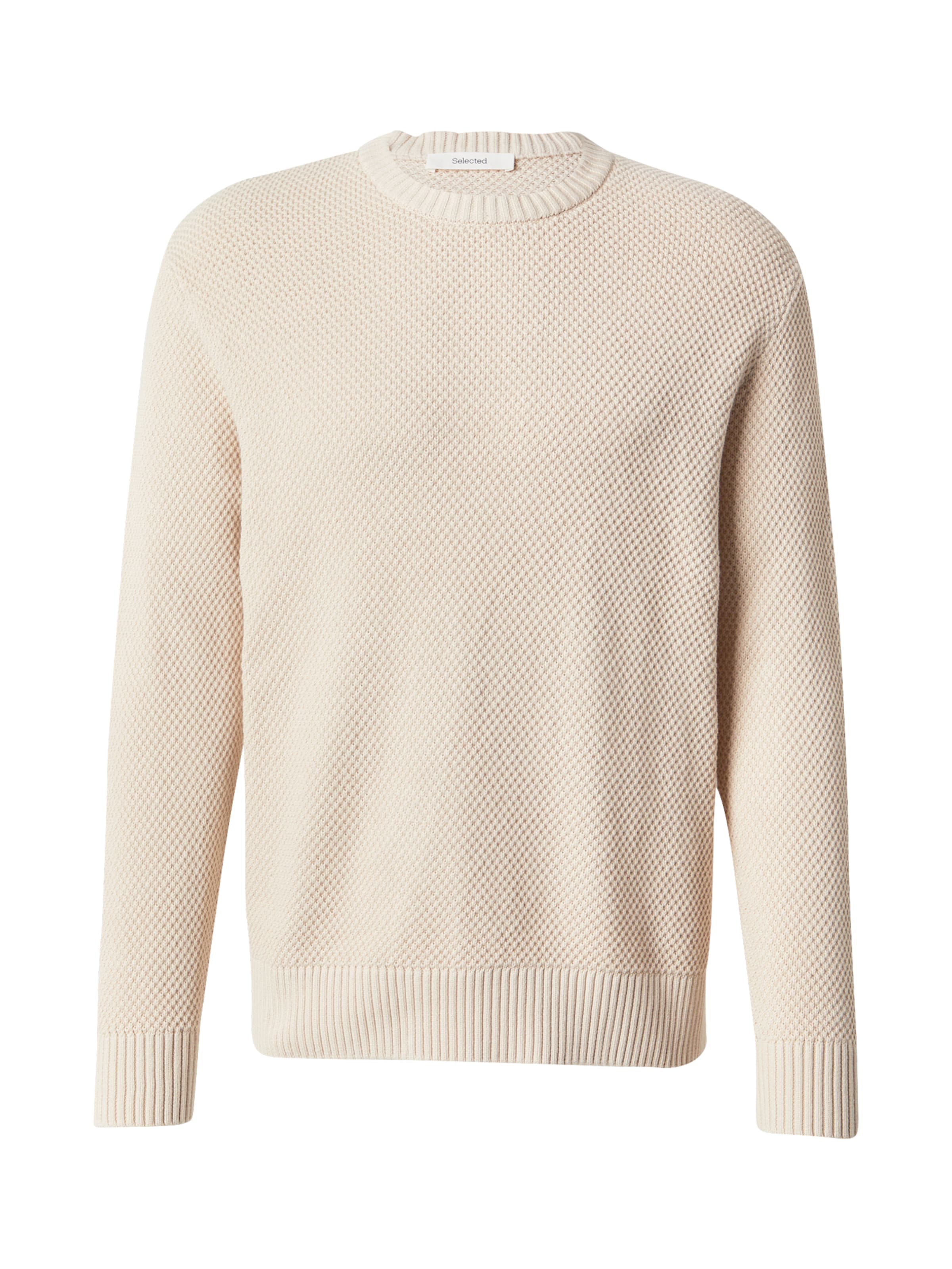SELECTED Свитер 'SLHHENNY' в Бежевый: спереди