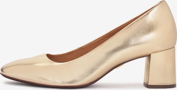 Kazar Pumps in Gold: front