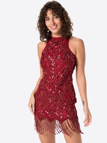 Rochie de cocktail de la A STAR IS BORN pe roșu: față