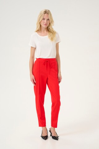 Regular Pantalon CULTURE en rouge