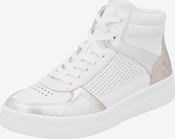 Baskets hautes 'D0J70' REMONTE en blanc : devant