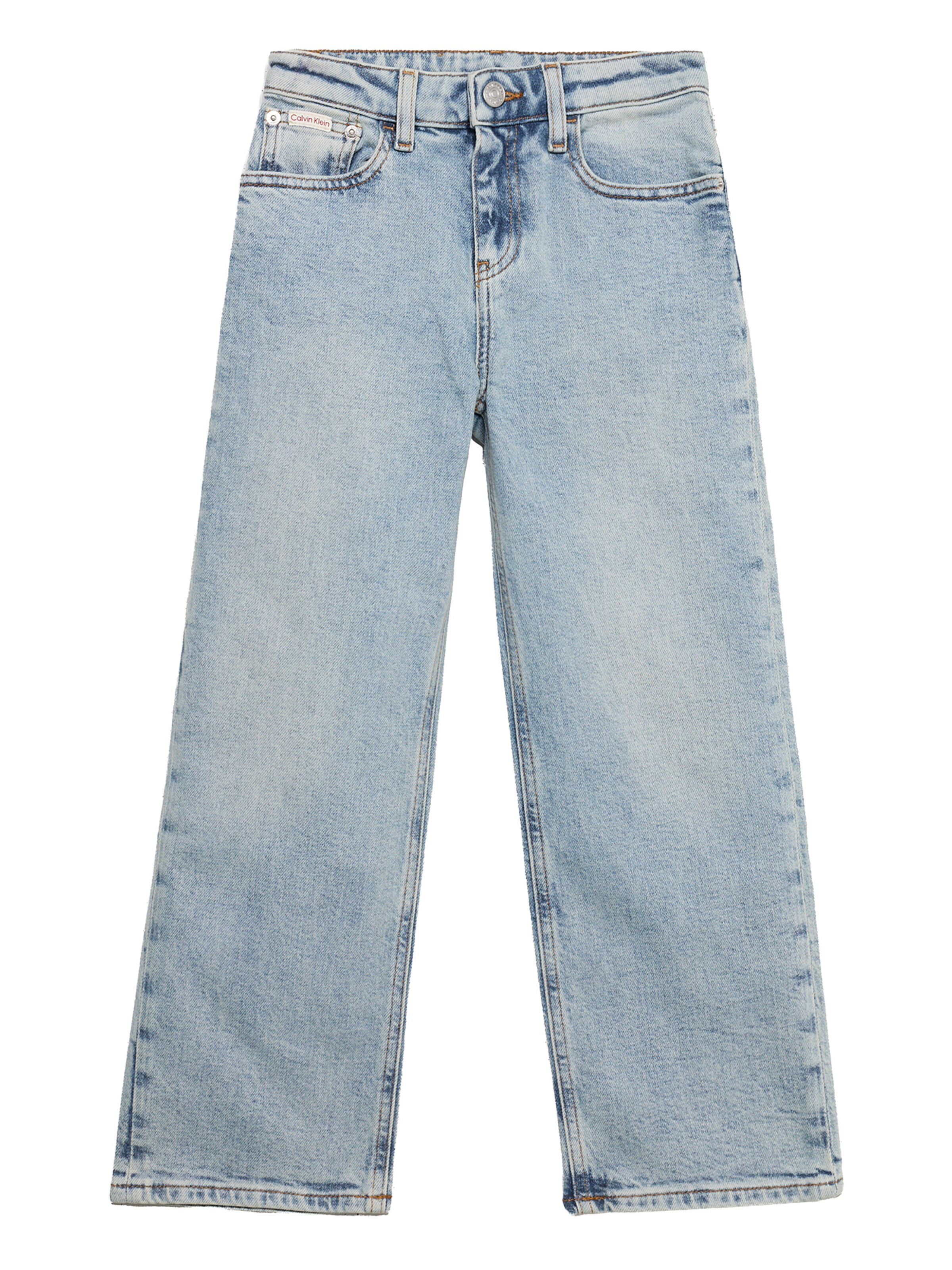 Calvin Klein Jeans Loosefit Τζιν σε μπλε: μπροστά