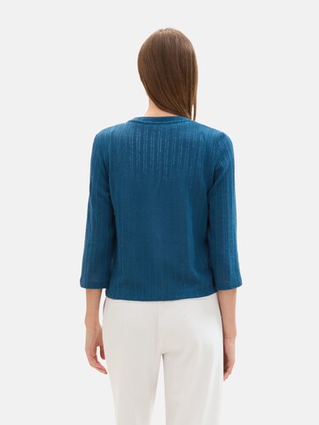 Cardigan TOM TAILOR en bleu