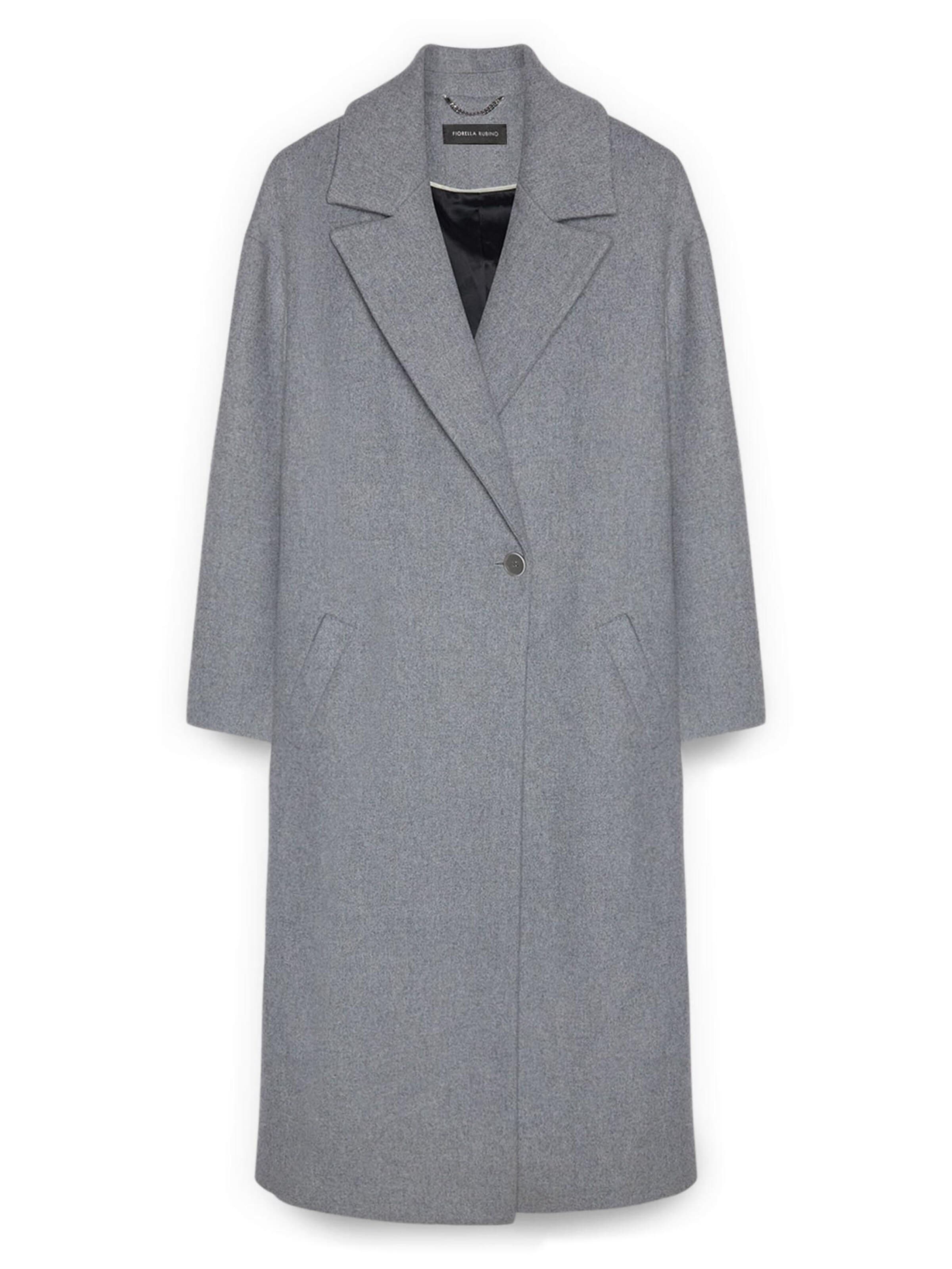 Fiorella Rubino - Abrigo de invierno en gris: frente