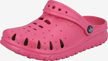 Rieker Clogs in Pink: front