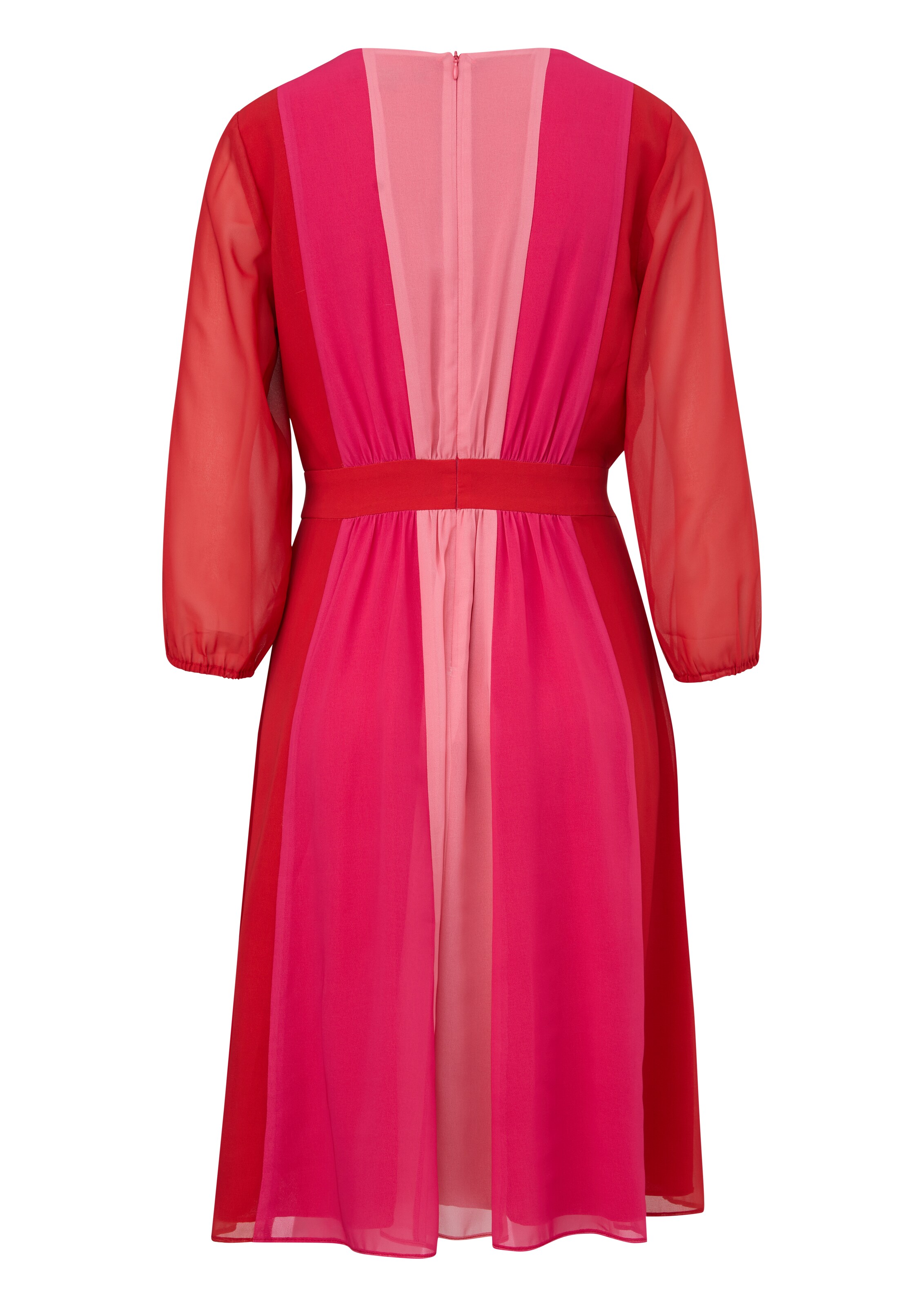 COMMA Kleid in Rot: Rückseite