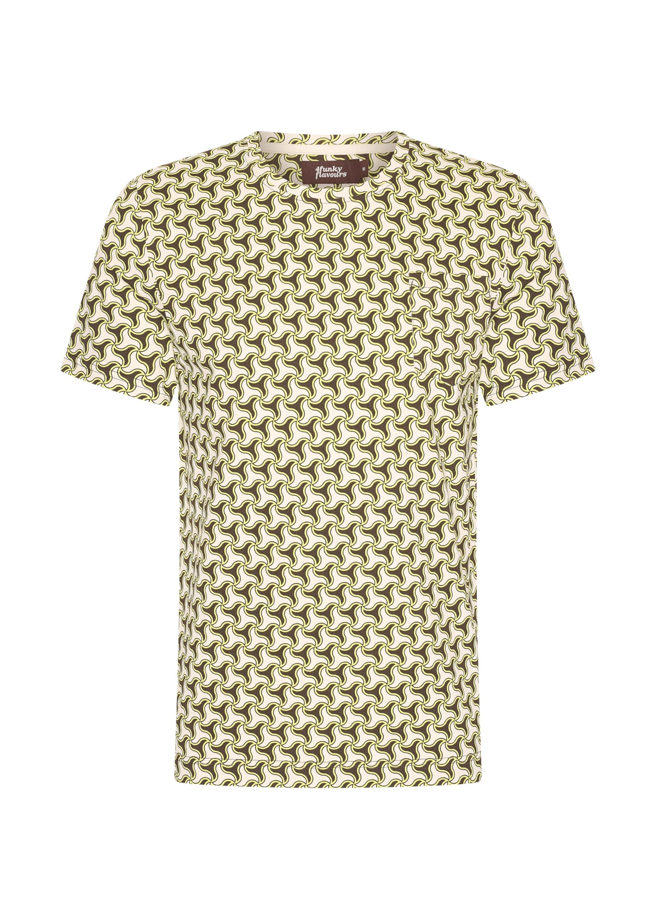 4funkyflavours Shirt 'Say The Word' in Green: front