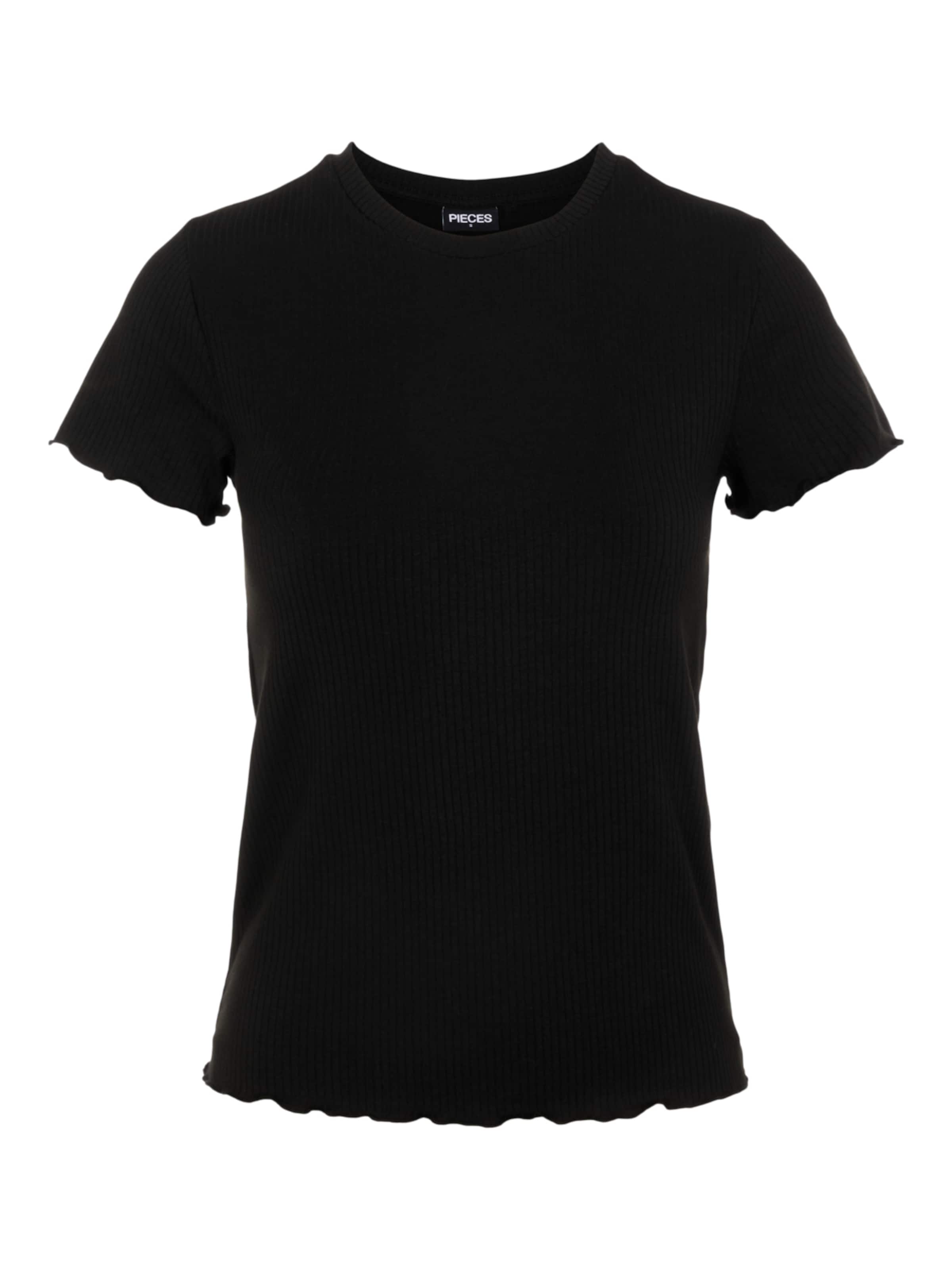 PIECES Shirts 'Nicca' i sort: forside