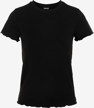 T-shirt 'Nicca' PIECES en noir : devant