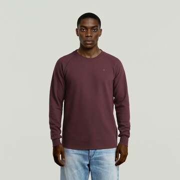 G-STAR Sweatshirt in Purple: front