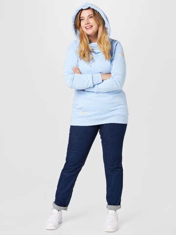 Ragwear Plus Bluzka sportowa 'GRIPY' w kolorze niebieski