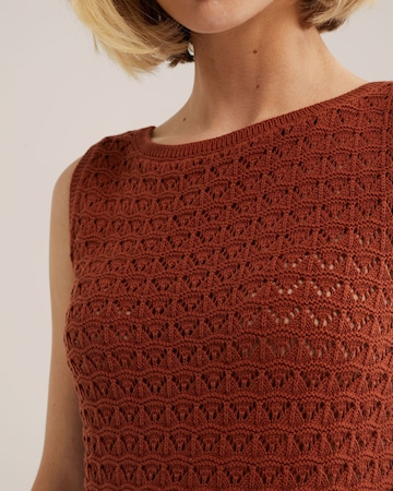 WE Fashion Вязаный топ в Оранжевый