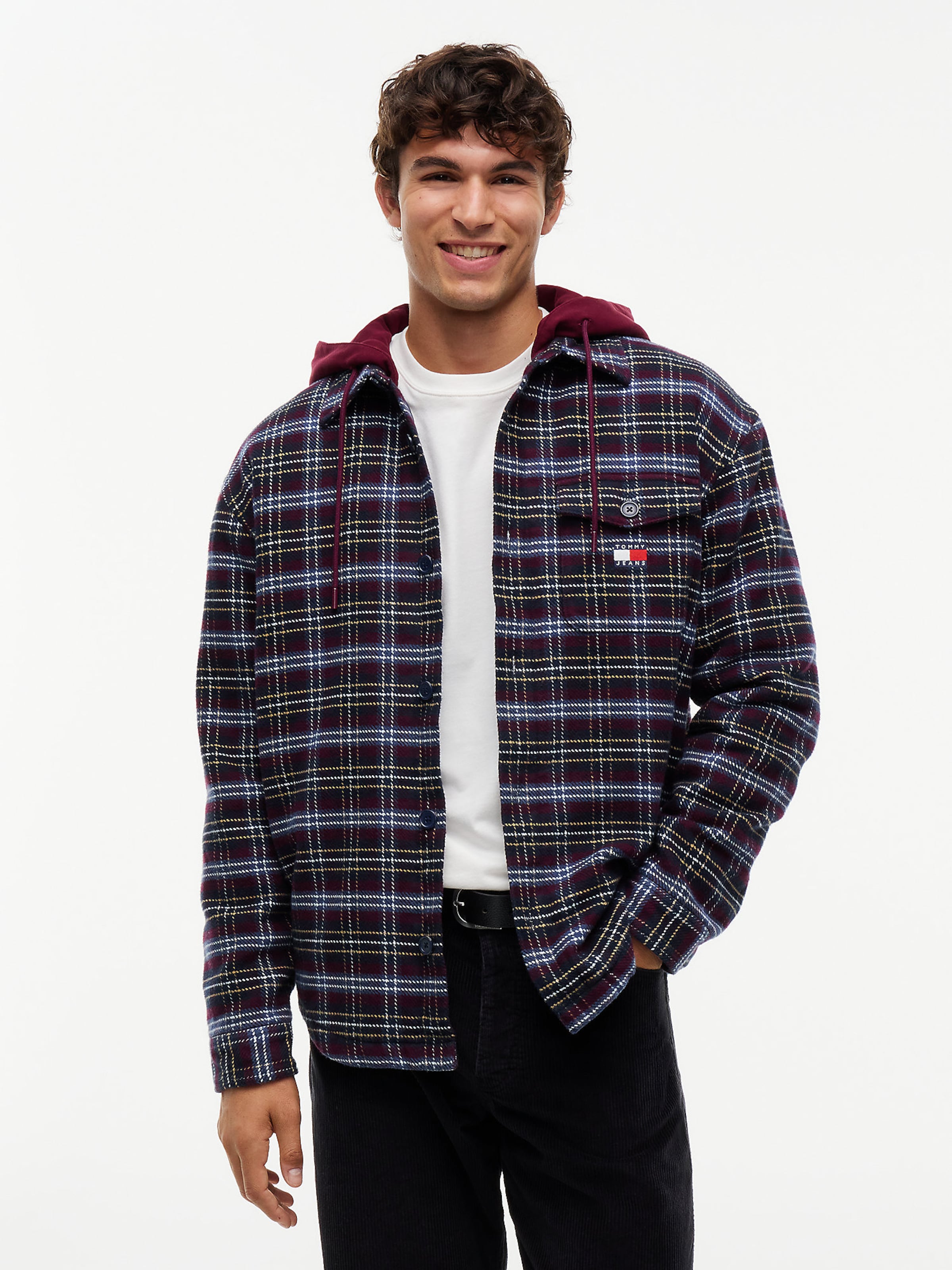 Veste mi-saison Tommy Jeans en mélange de couleurs : devant