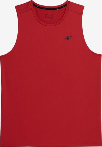 4F - Camiseta funcional en rojo: frente