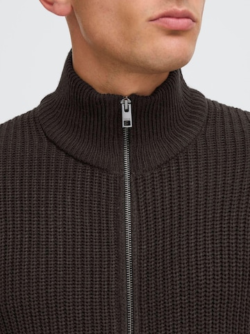 !Solid Gebreid vest 'Arno' in Zwart