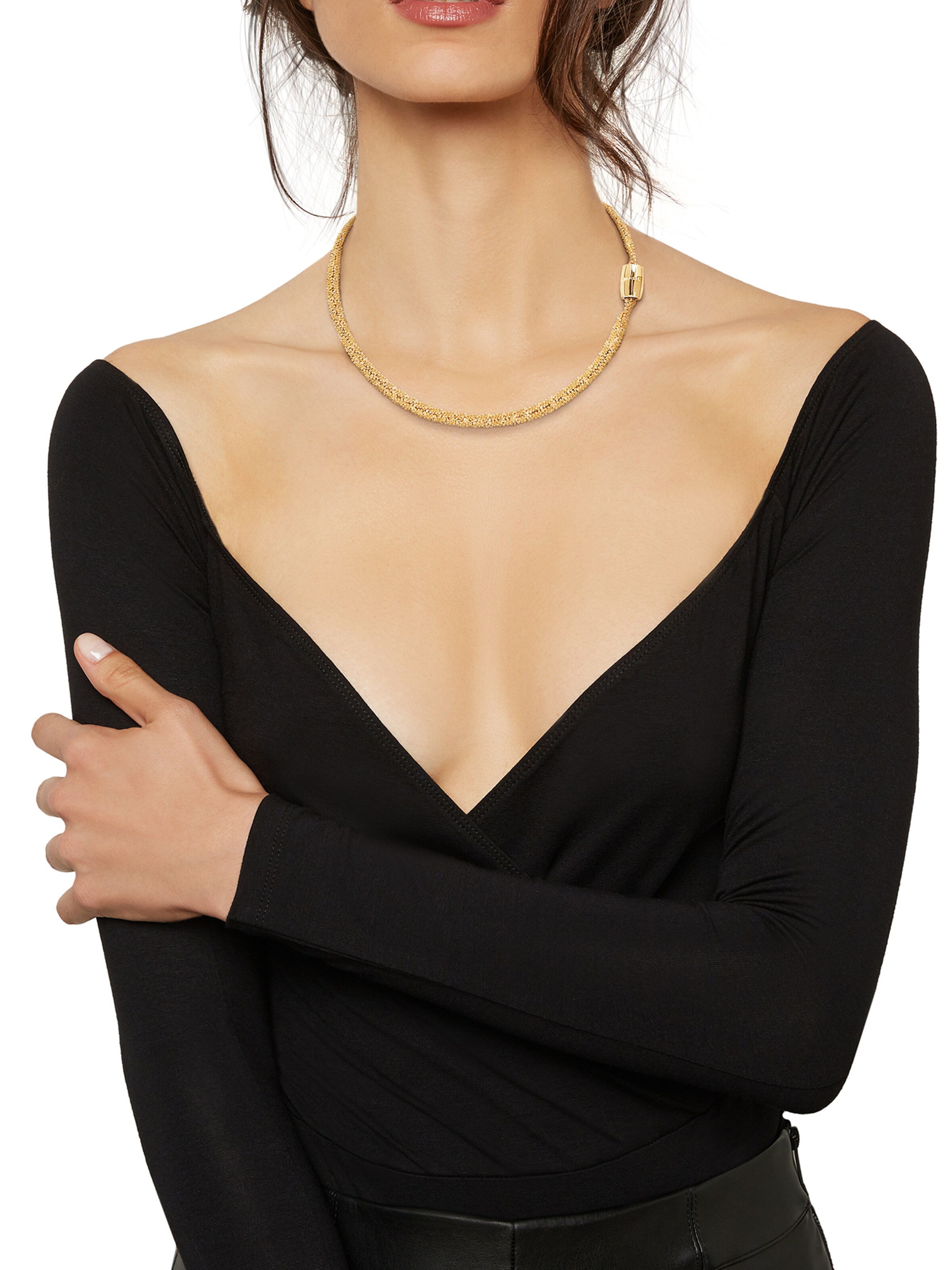 Collana di Breil in oro: frontale