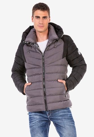 CIPO & BAXX Winterjacke in Grau