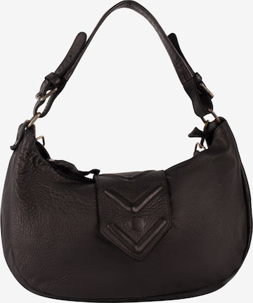 usha FESTIVAL Shoulder Bag in Black: front