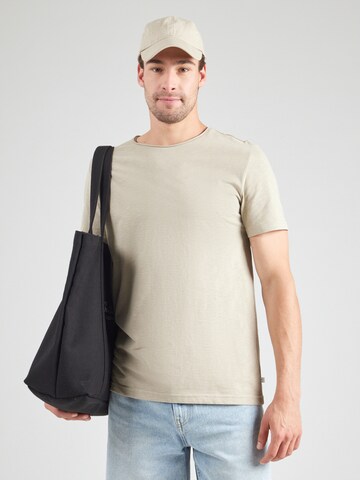 QS T-Shirt in Braun: Vorderseite