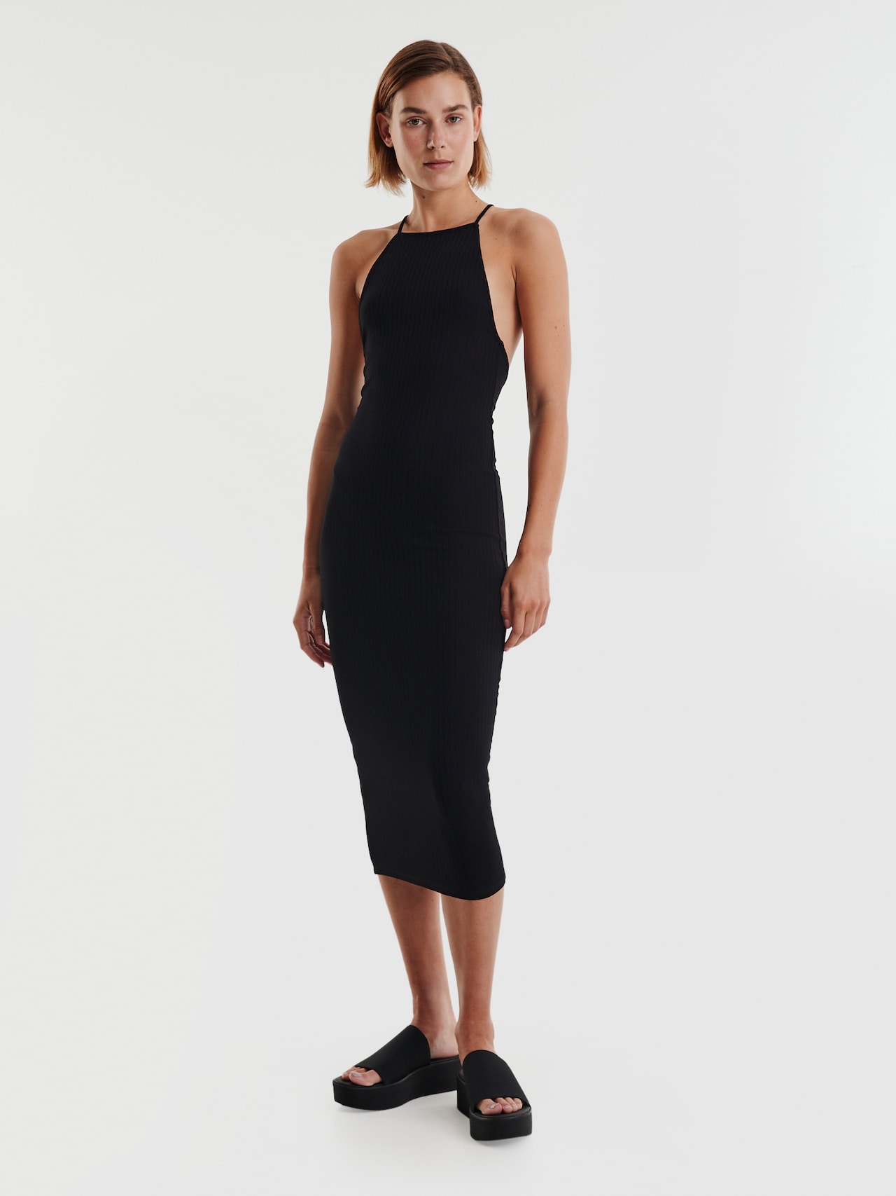 EDITED Producten Jurk 'Lania' Zwart