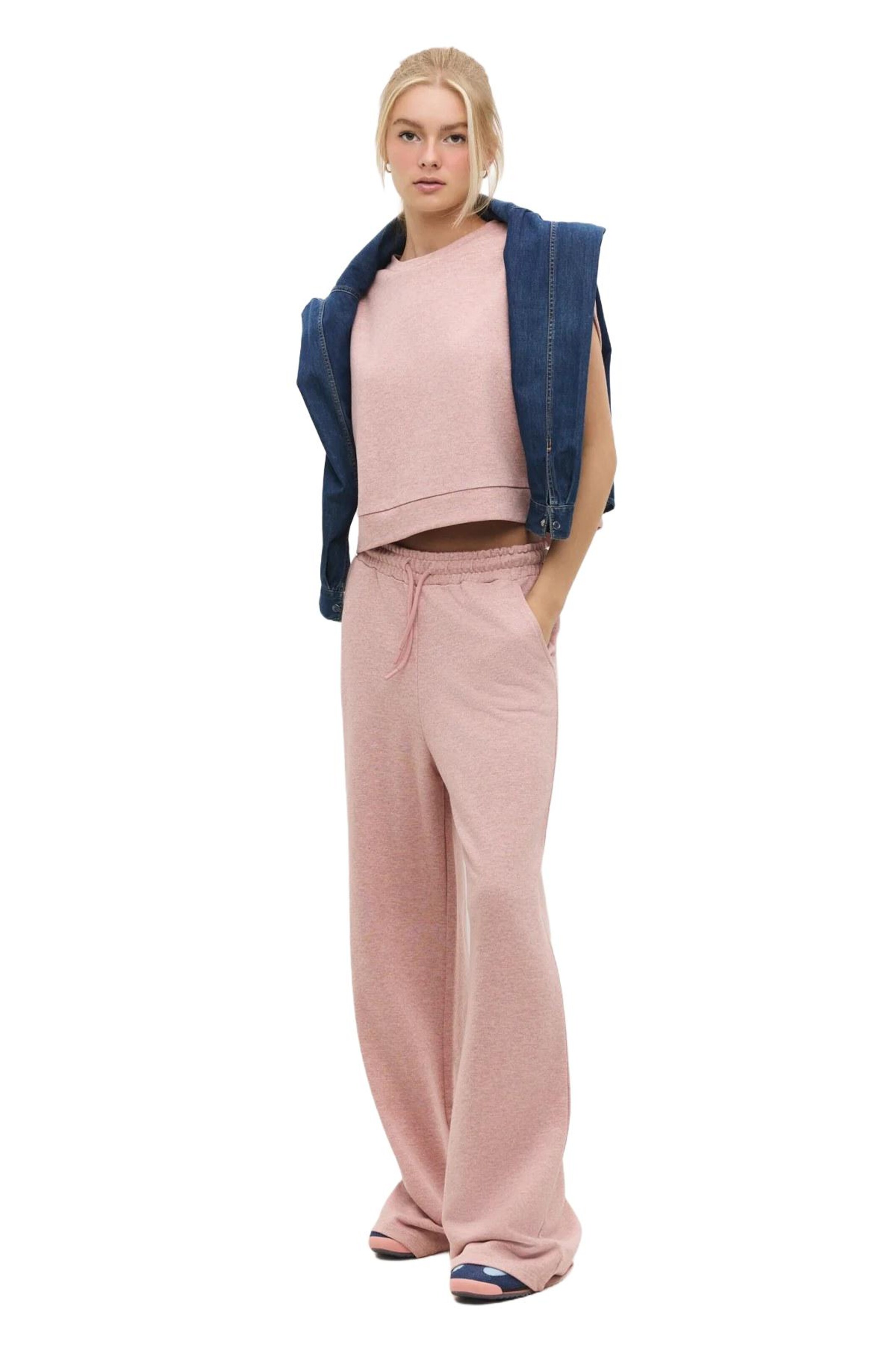Pantalon No Matter What en rose