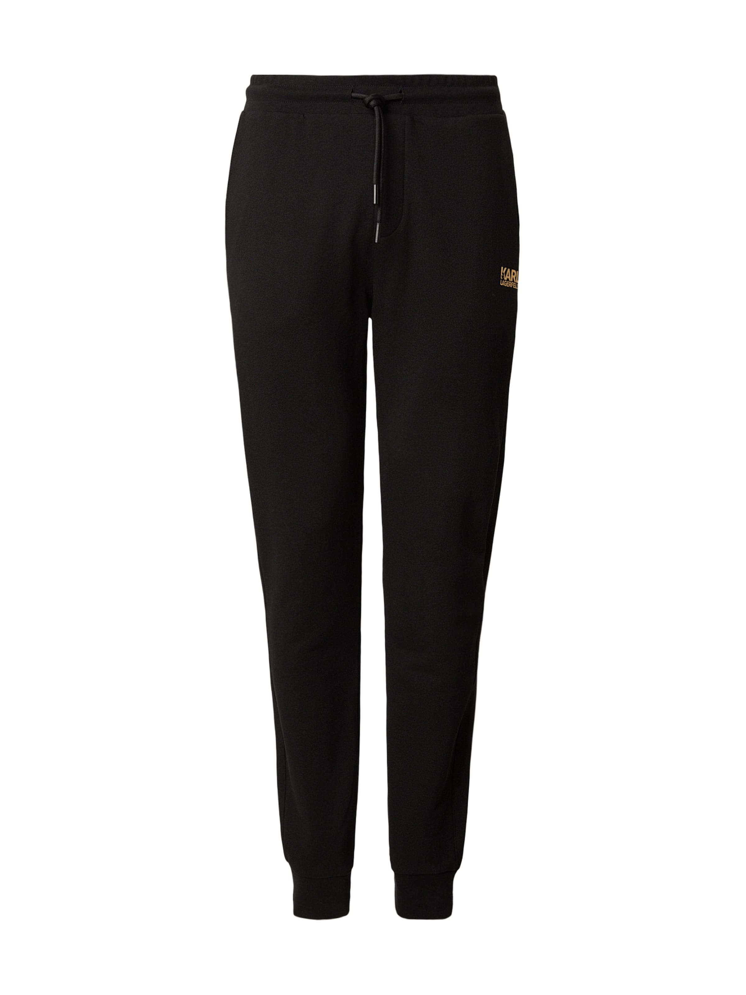 Karl Lagerfeld Ozke Hlače | črna barva: sprednja stran