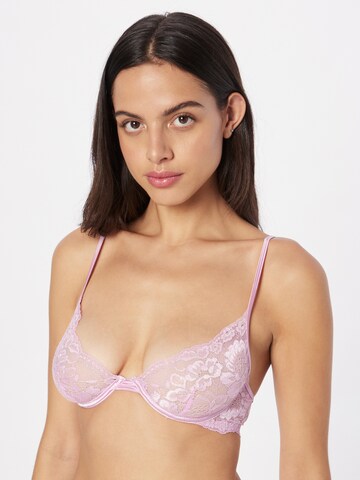 NLY by Nelly Triangle Bra 'Glorious' in Purple: front