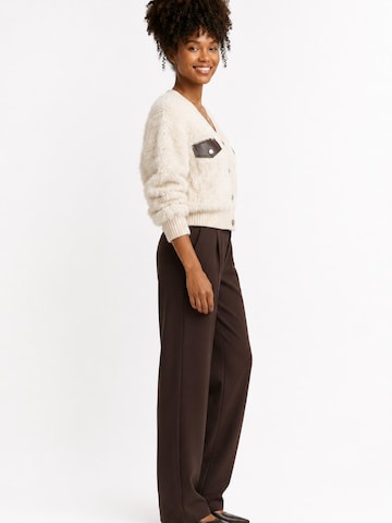 Pullover extra large di Fulgor in beige
