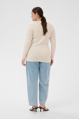 KAFFE CURVE - Camisa 'Lia' em bege