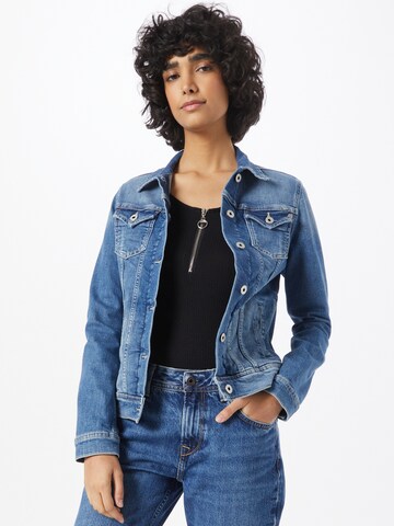Pepe Jeans Přechodná bunda 'Thrift' – modrá: přední strana