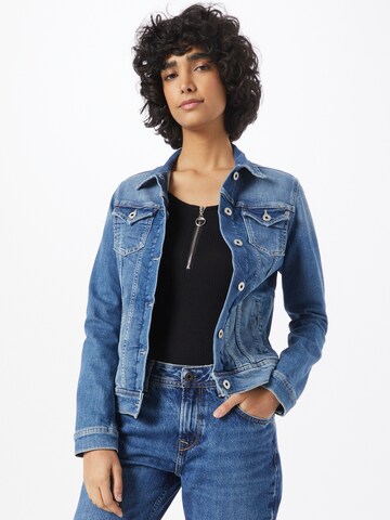 mėlyna Pepe Jeans Demisezoninė striukė 'Thrift': priekis