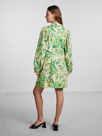 Y.A.S Shirt Dress 'PALMAS' in Green