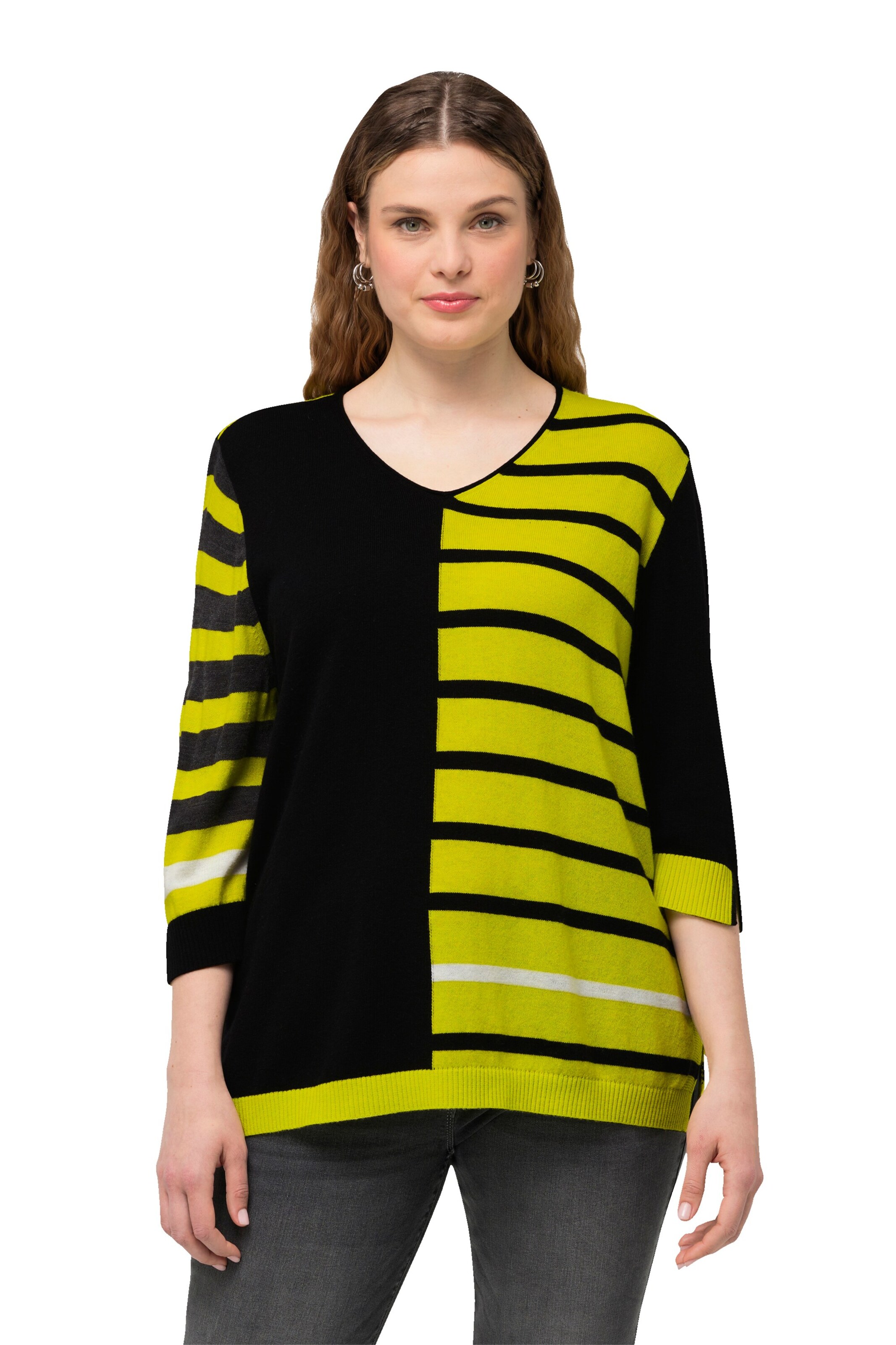 Ulla Popken Sweater in Mixed colors: front