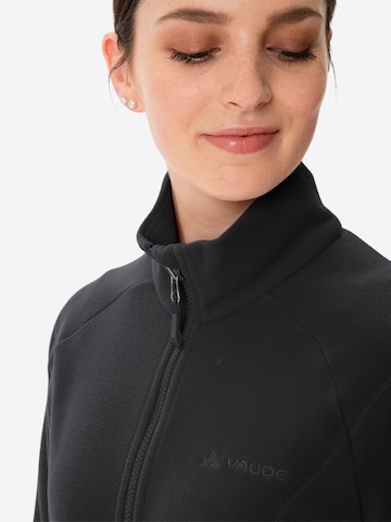 VAUDE Athletic Fleece Jacket 'Rosemoor' in Black