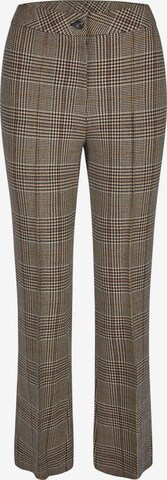 MARC AUREL Regular Pleated Pants in Beige: front