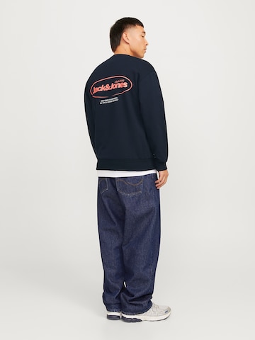 JACK & JONES Sweatshirt 'JJEBradley' i blå