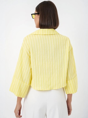 Chemisier Bigdart en jaune