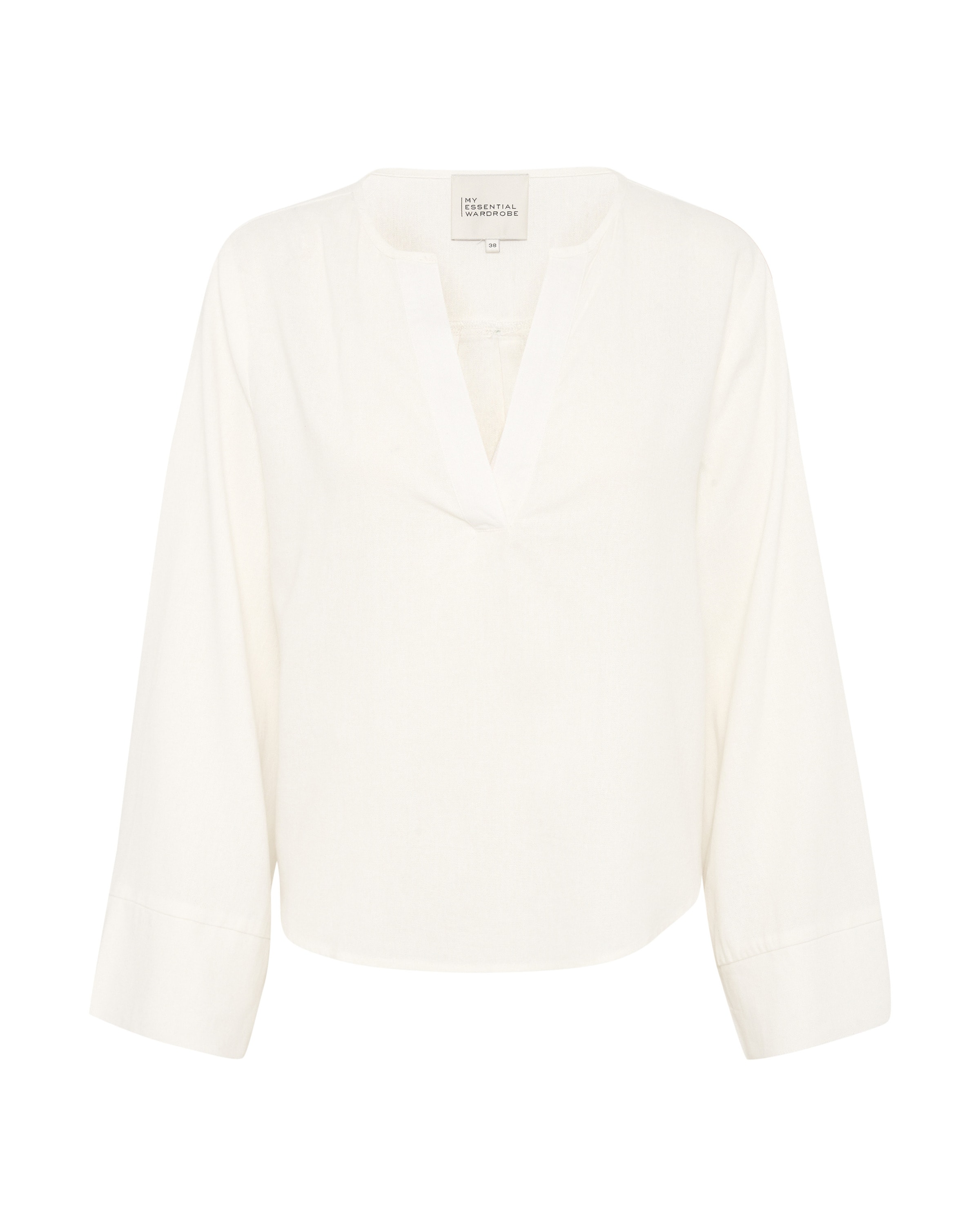 My Essential Wardrobe Μπλούζα 'Dias' σε λευκό: μπροστά