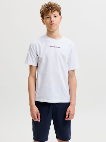 Jack & Jones Junior Shirt in Wit: voorkant