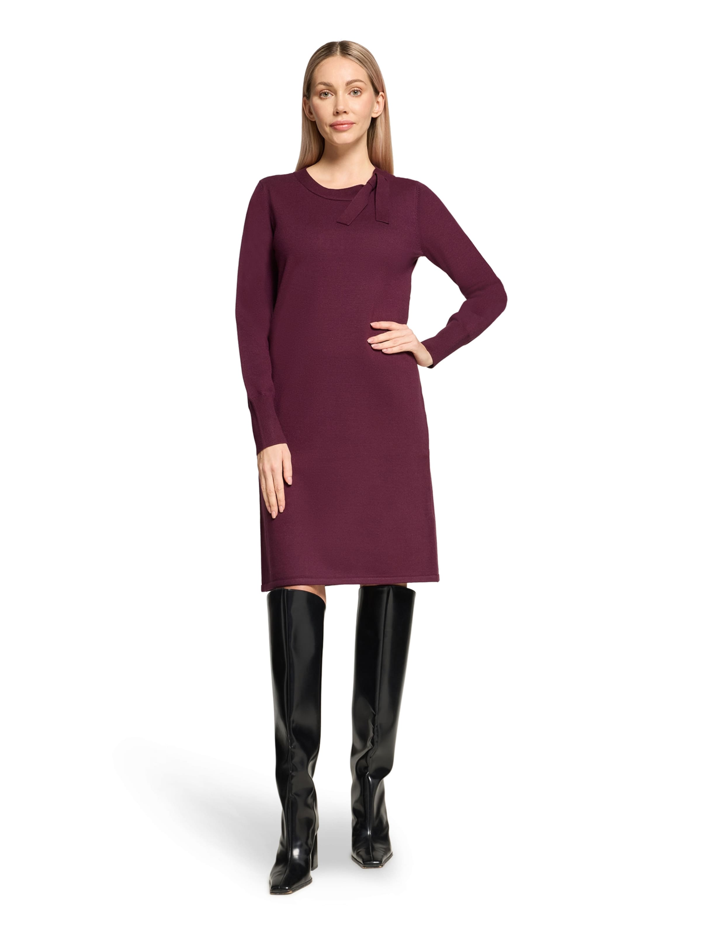 Betty Barclay Knitted dress in Purple