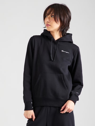 Sweat de sport Champion Authentic Athletic Apparel en noir : devant