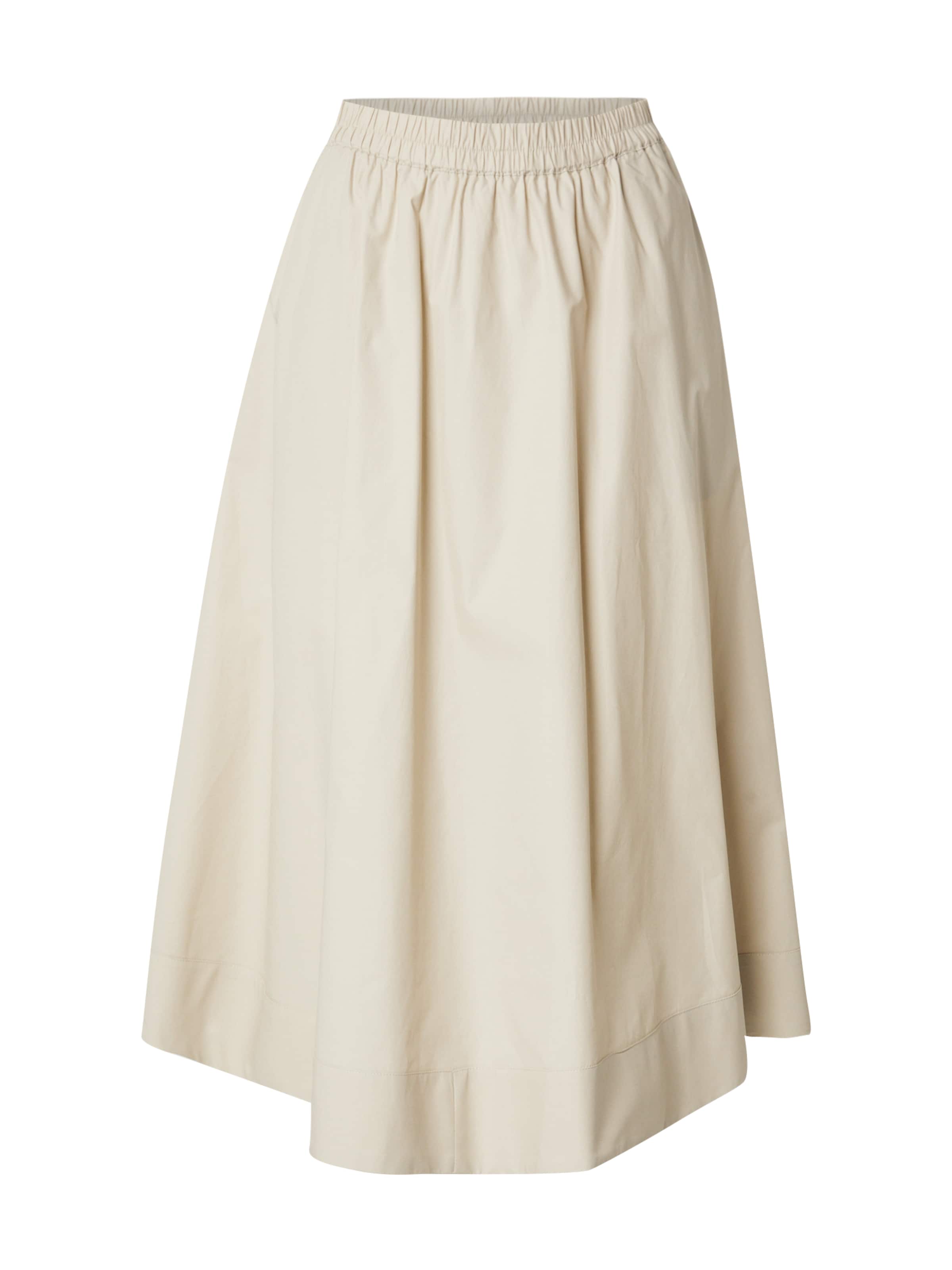 Jupe 'Lenna' MSCH COPENHAGEN en beige : devant