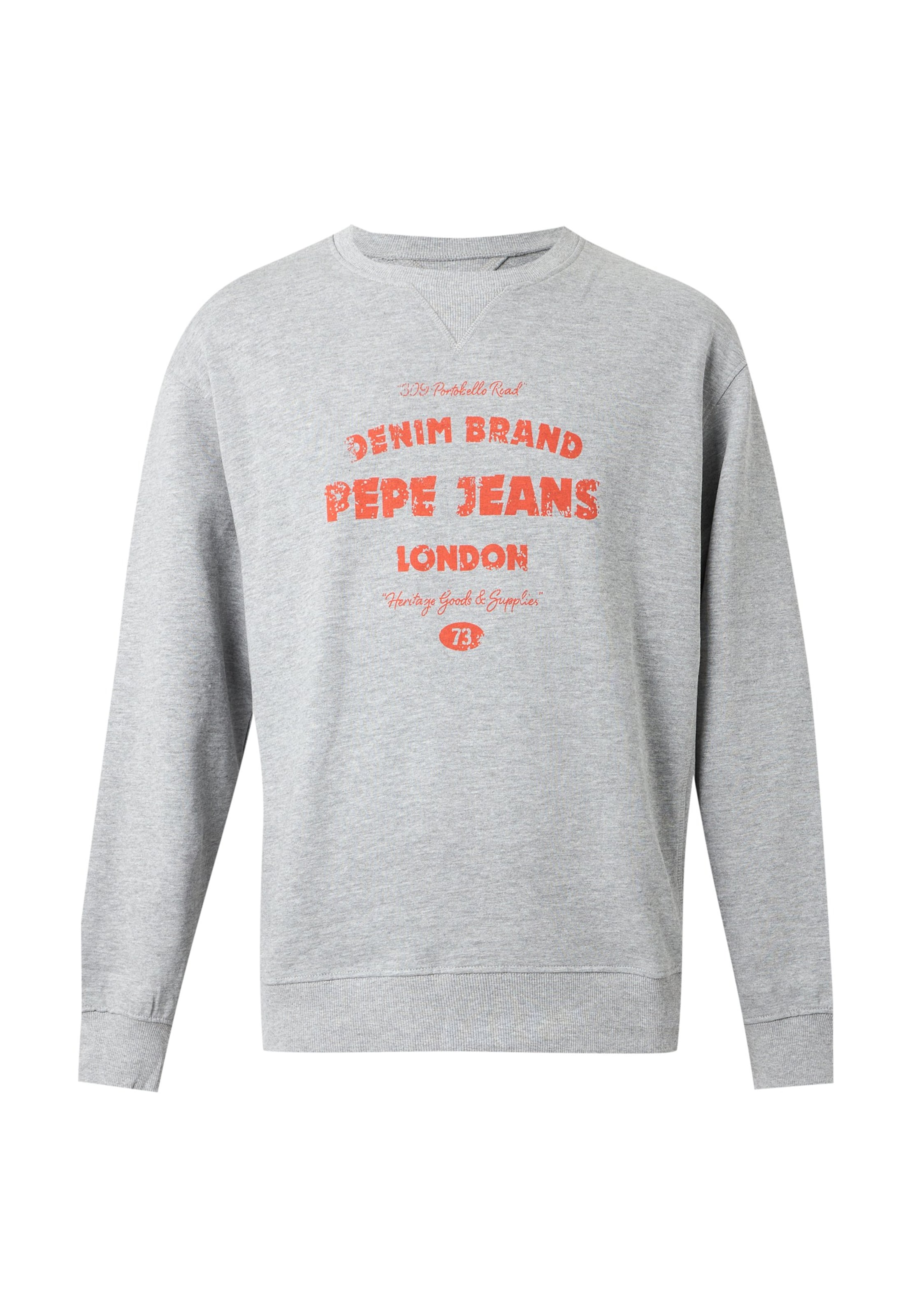 Sweat-shirt 'JAXON' Pepe Jeans en gris : devant