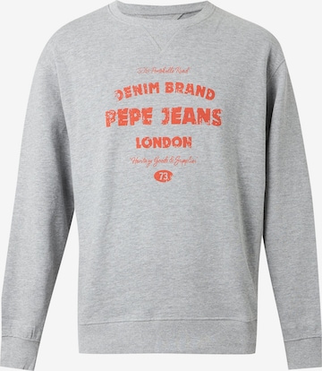 Sweat-shirt 'JAXON' Pepe Jeans en gris : devant