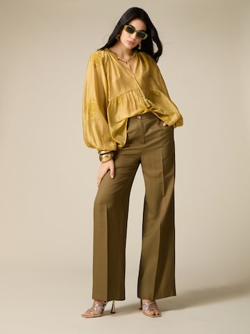 oltre Baggy Trousers in Green