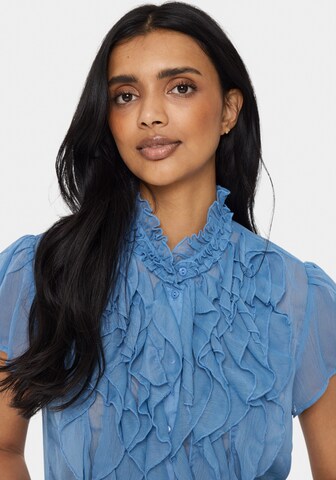 SAINT TROPEZ Bluse 'Lilja' in Blau