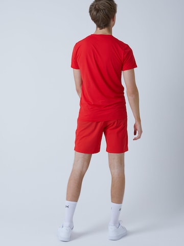 SPORTKIND Regular Sporthose 'Regular'‌‌‌ in Rot