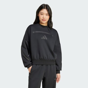 Sweat de sport 'Z.N.E.' ADIDAS SPORTSWEAR en noir : devant