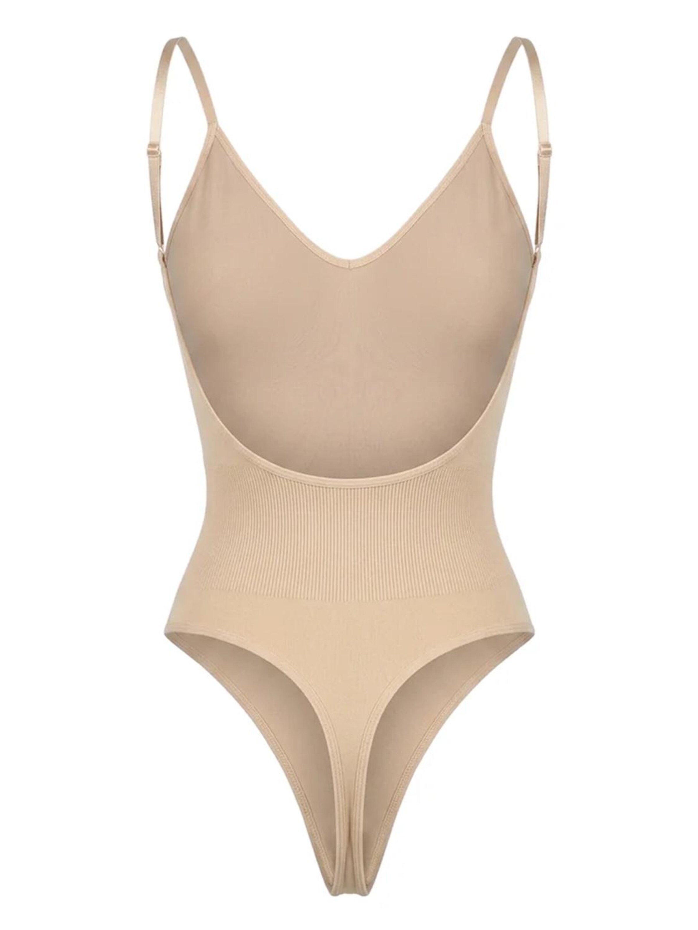 Shapetape Shapingbody 'Body met Lage Rug Met String' in Beige